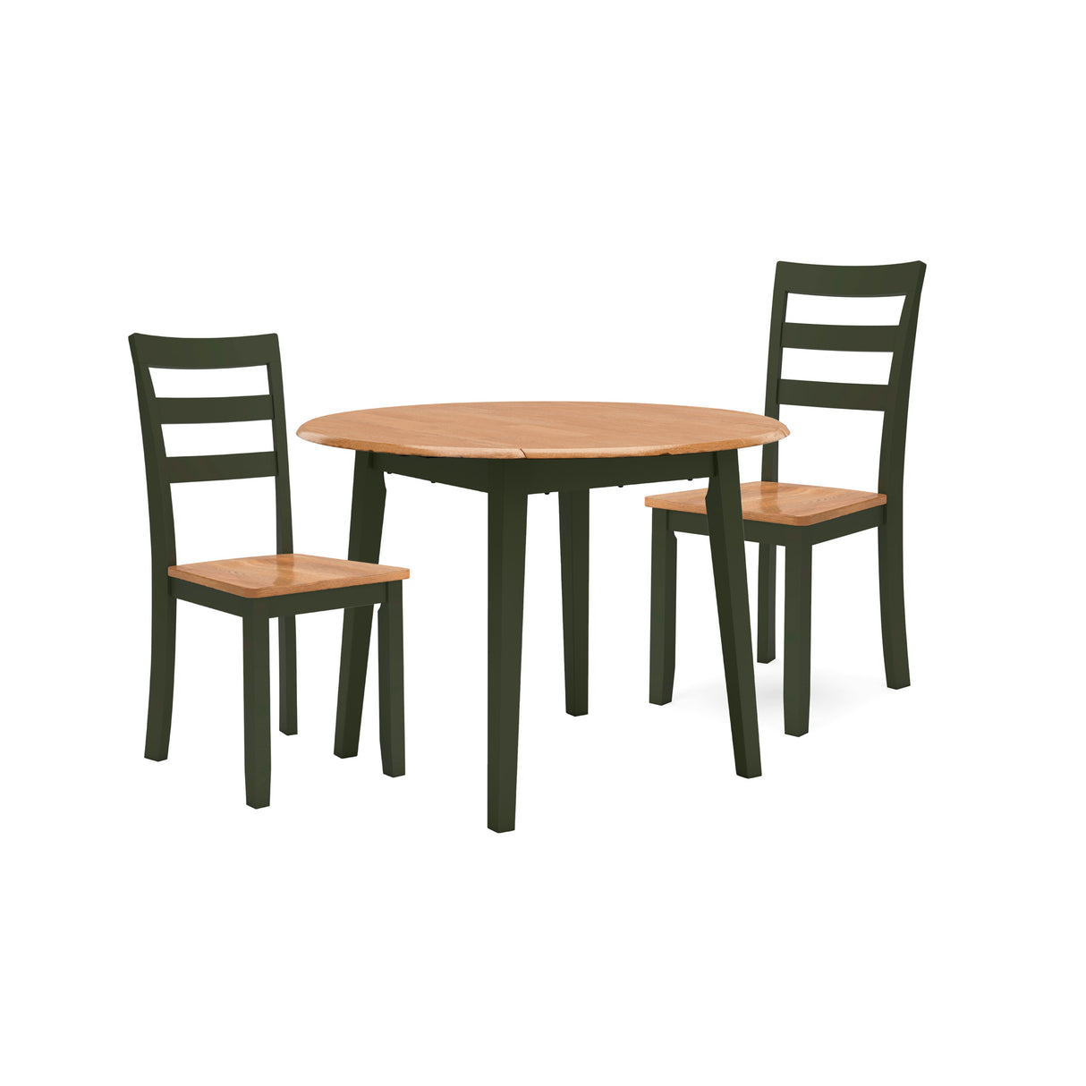 Gesthaven 3 Piece Round Drop Leaf Dining Set