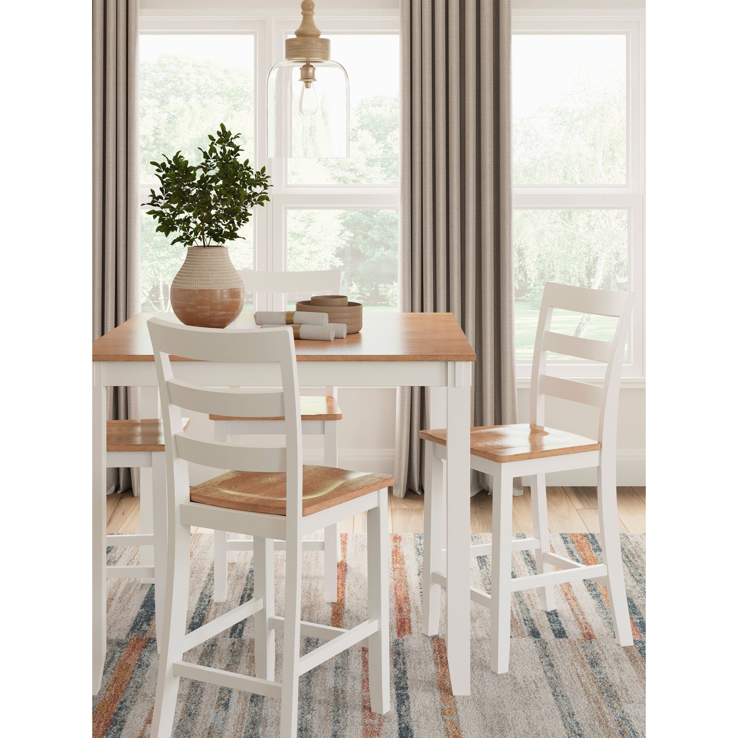 Gesthaven 5 Piece Square Counter Dining Set