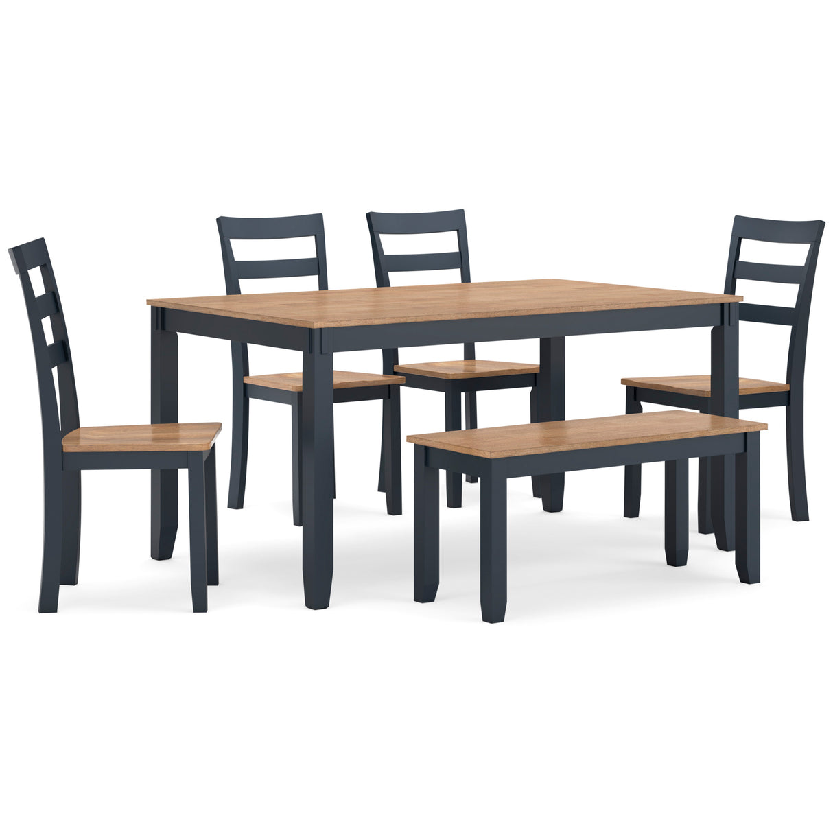 Gesthaven 6 Piece Rectangular Dining Set