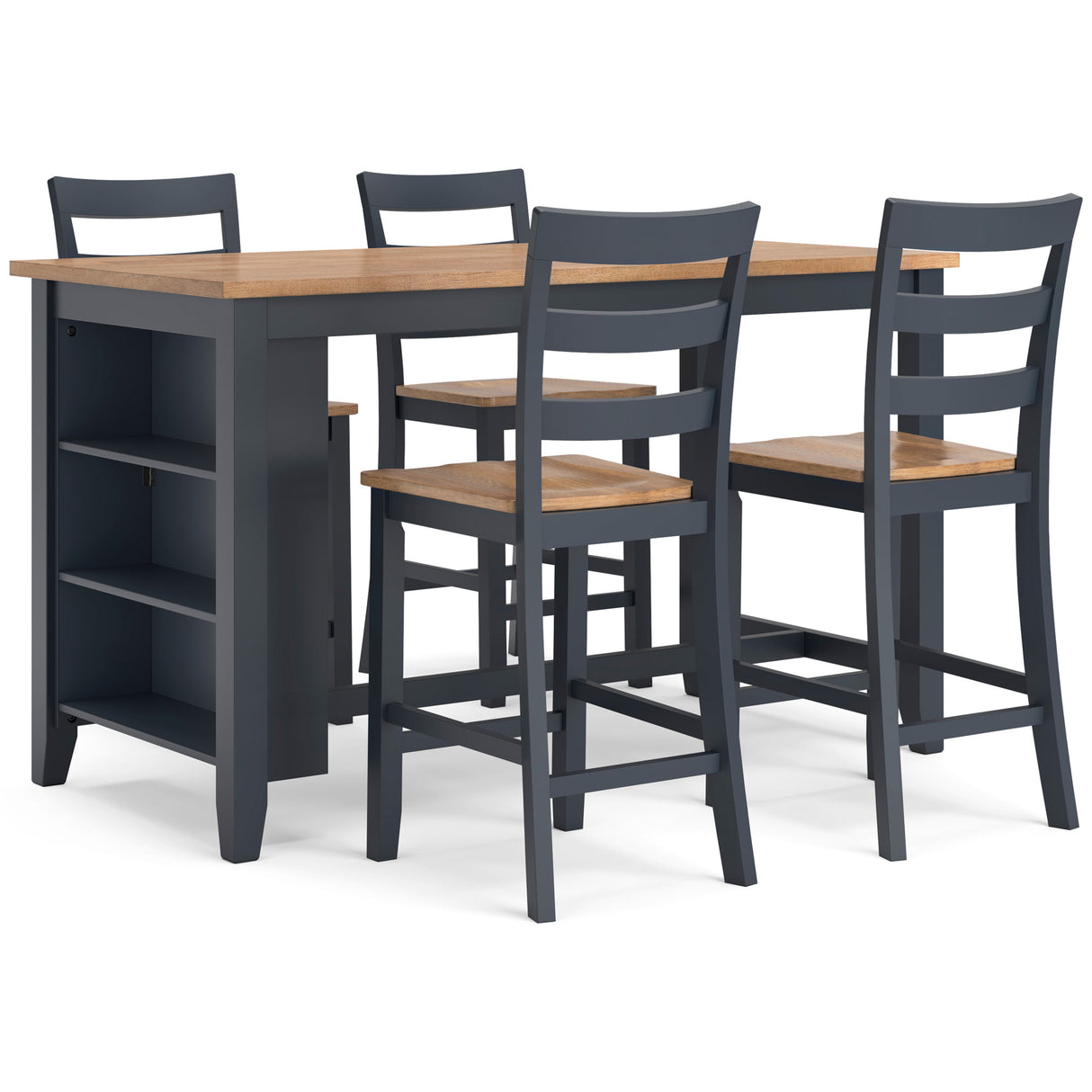 Gesthaven 5 Piece Rectangular Counter Dining Set