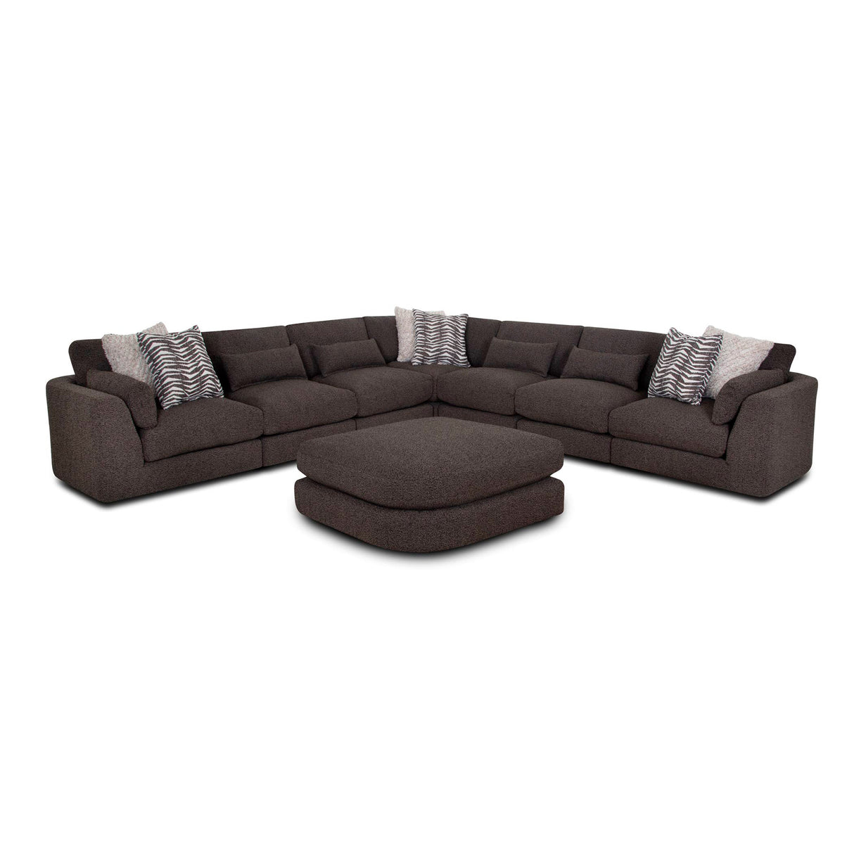 Hadlyn Curved Ottoman