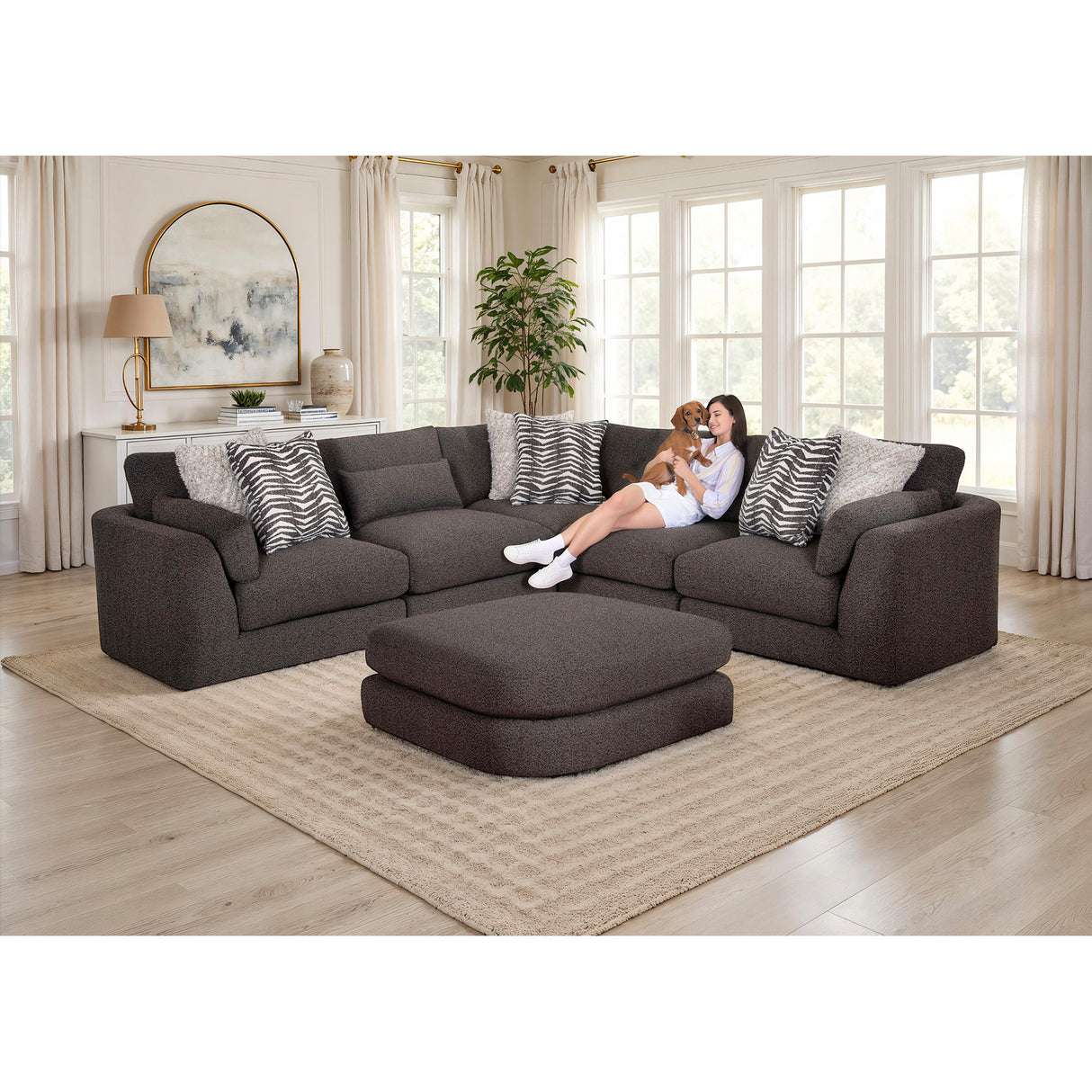 Hadlyn 6 Piece Modular Sectional