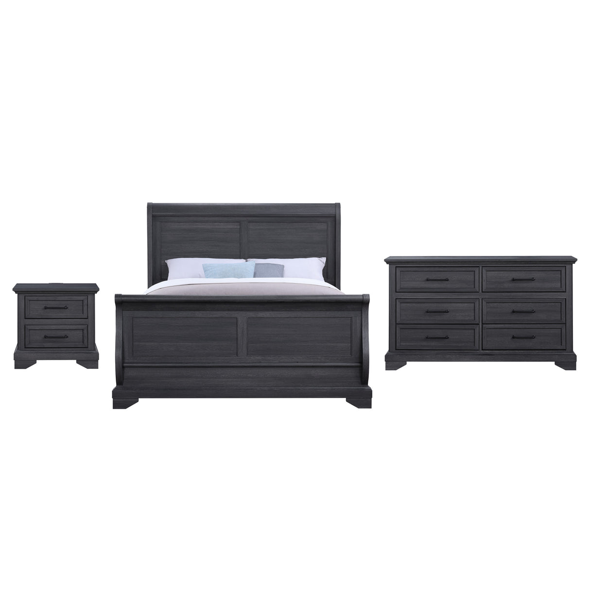 Faye 4 Piece Sleigh Bedroom