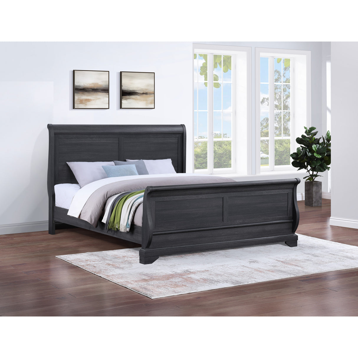 Faye Sleigh Bed