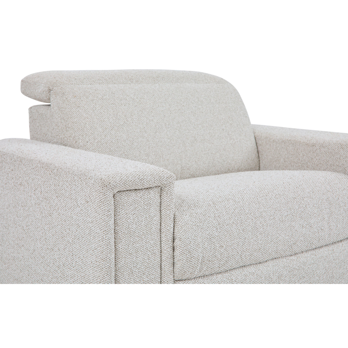 Front right view of Armitage Marble Dual Power Oversized Recliner