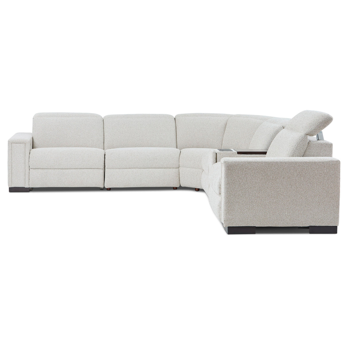 Left side view of Armitage Marble 6 Piece Dual Power Reclining Sectional