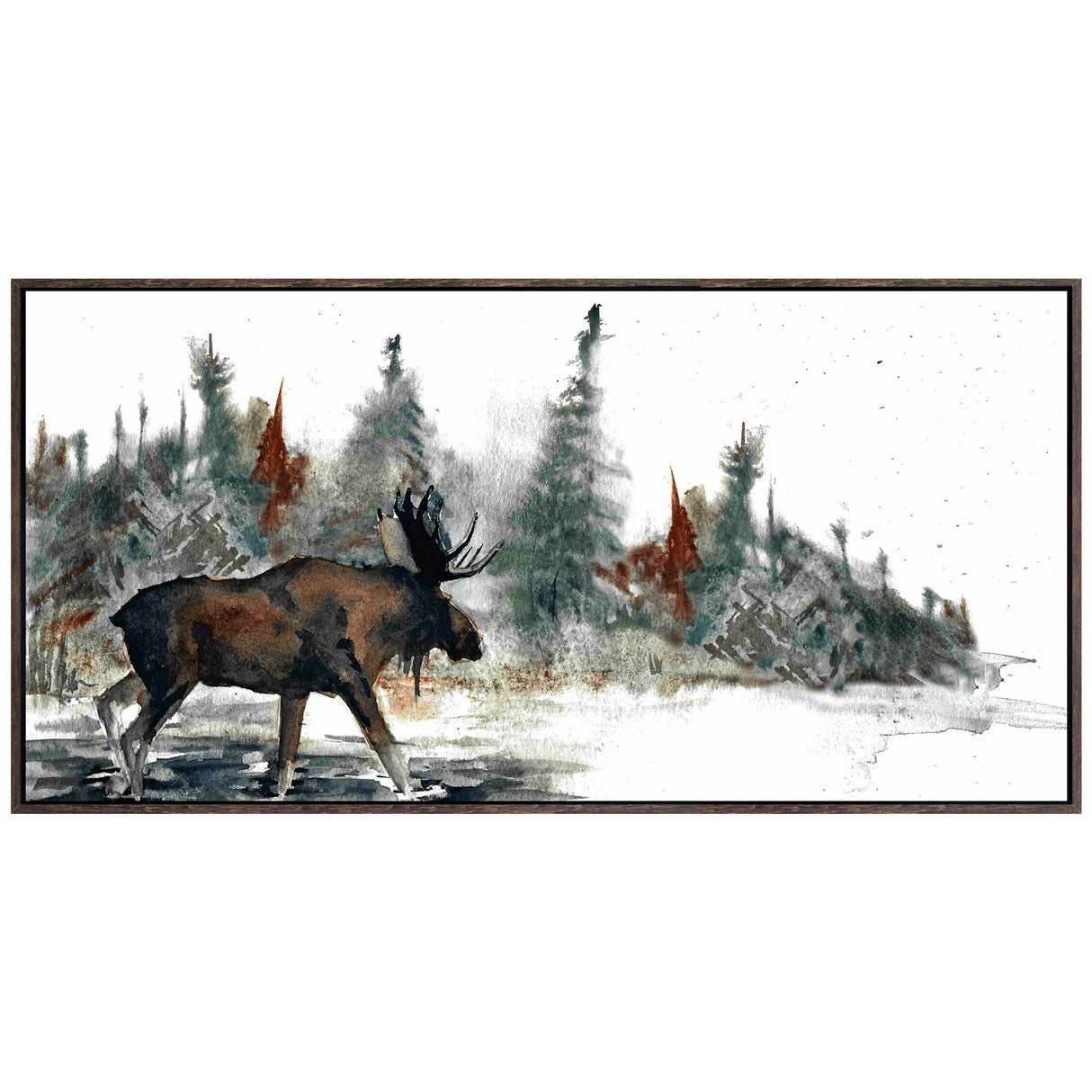 Lake Moose Wall Art QK1100859