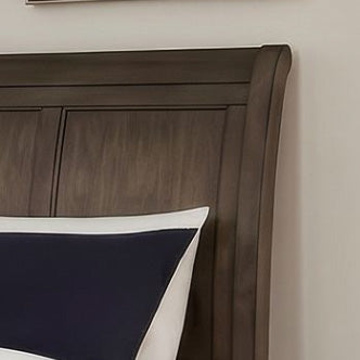 Swatch for the Paola Gray Queen 4 Piece Room Group