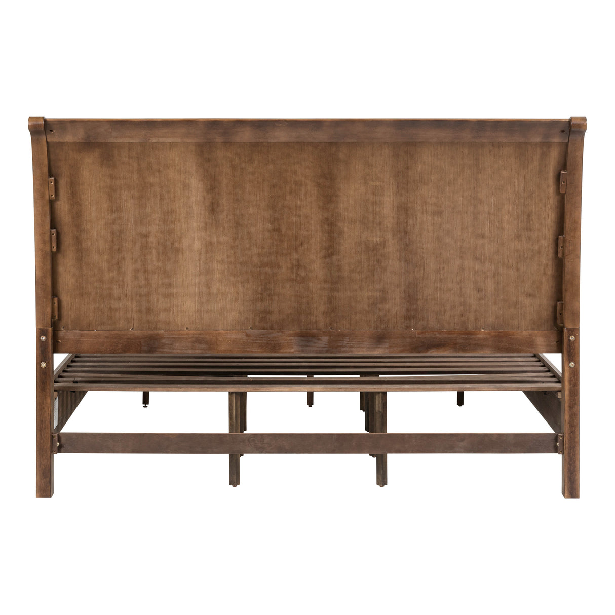 Back view of Paola Chestnut Kg Storage Bed
