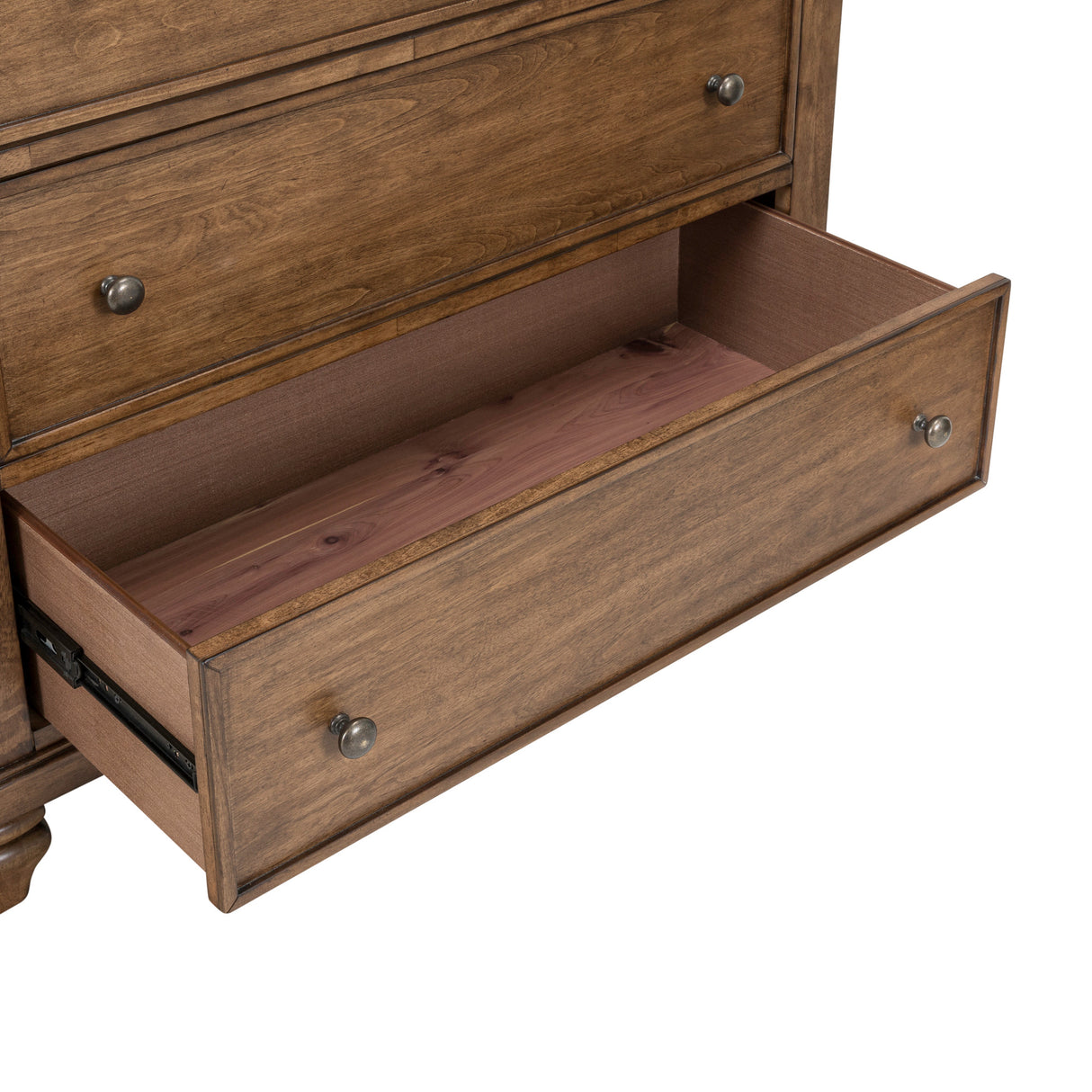 Detail view 3 of Paola Chestnut 5 Drawer Chest