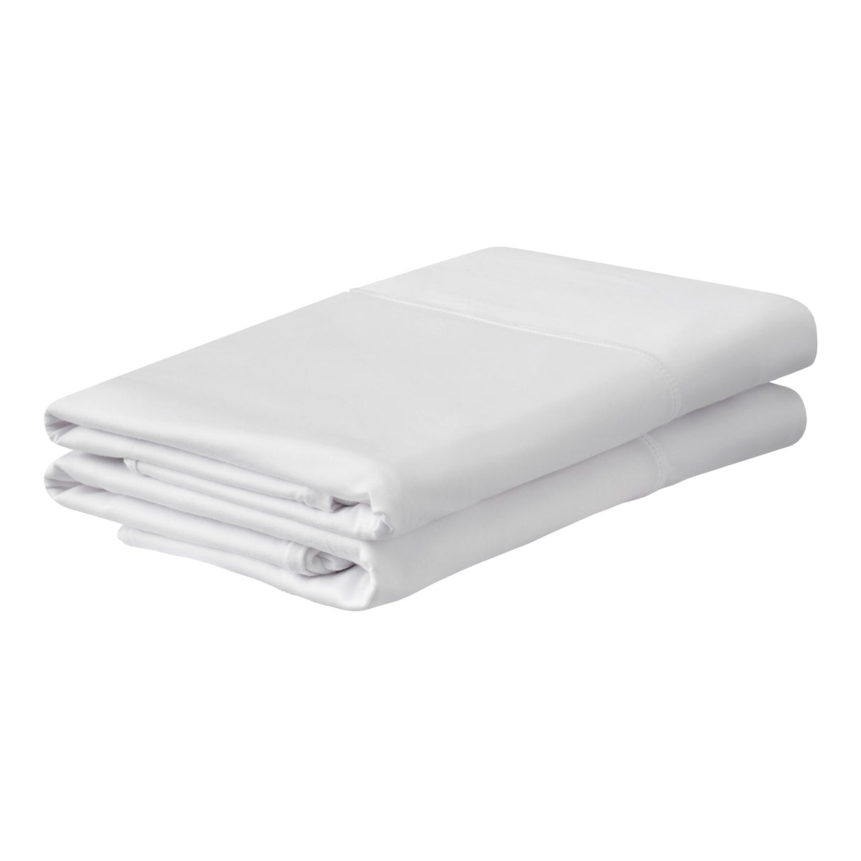 Front right view of Tempur Breeze White King Cooling Pillowcases