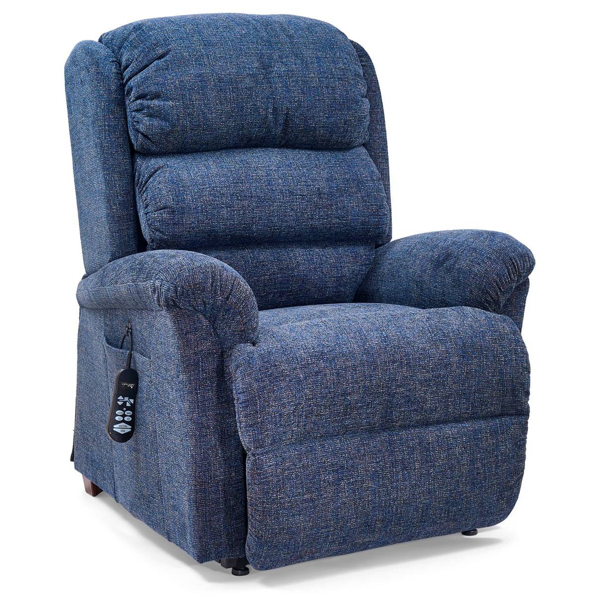 Front left view of Polaris Midnight Large Power Lift Chair Recliner