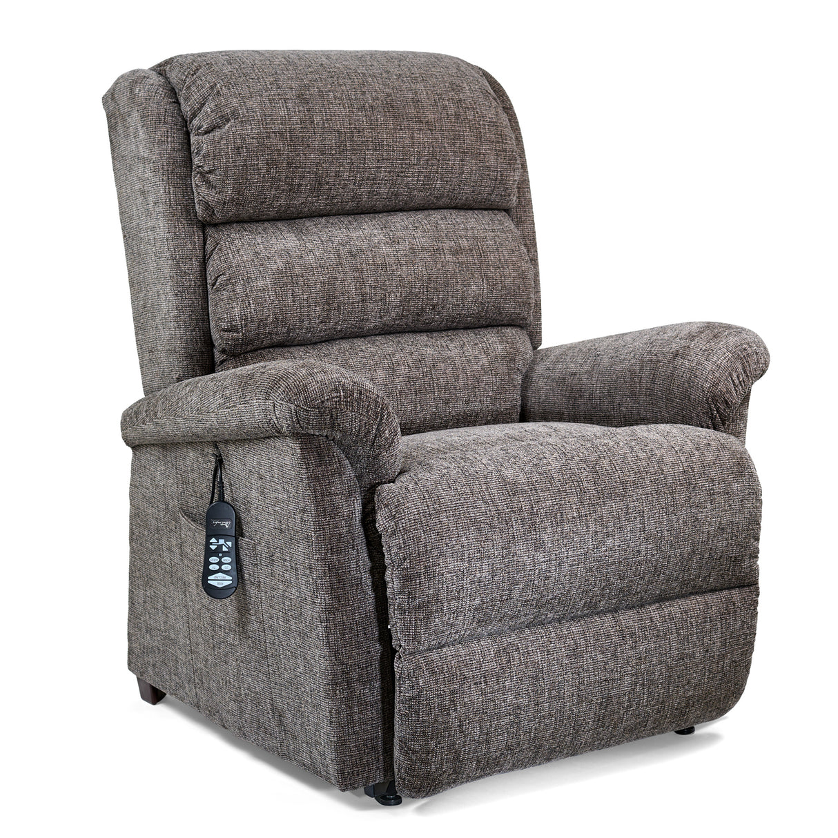 Front left view of Polaris Asher Large Power Lift Chair Recliner