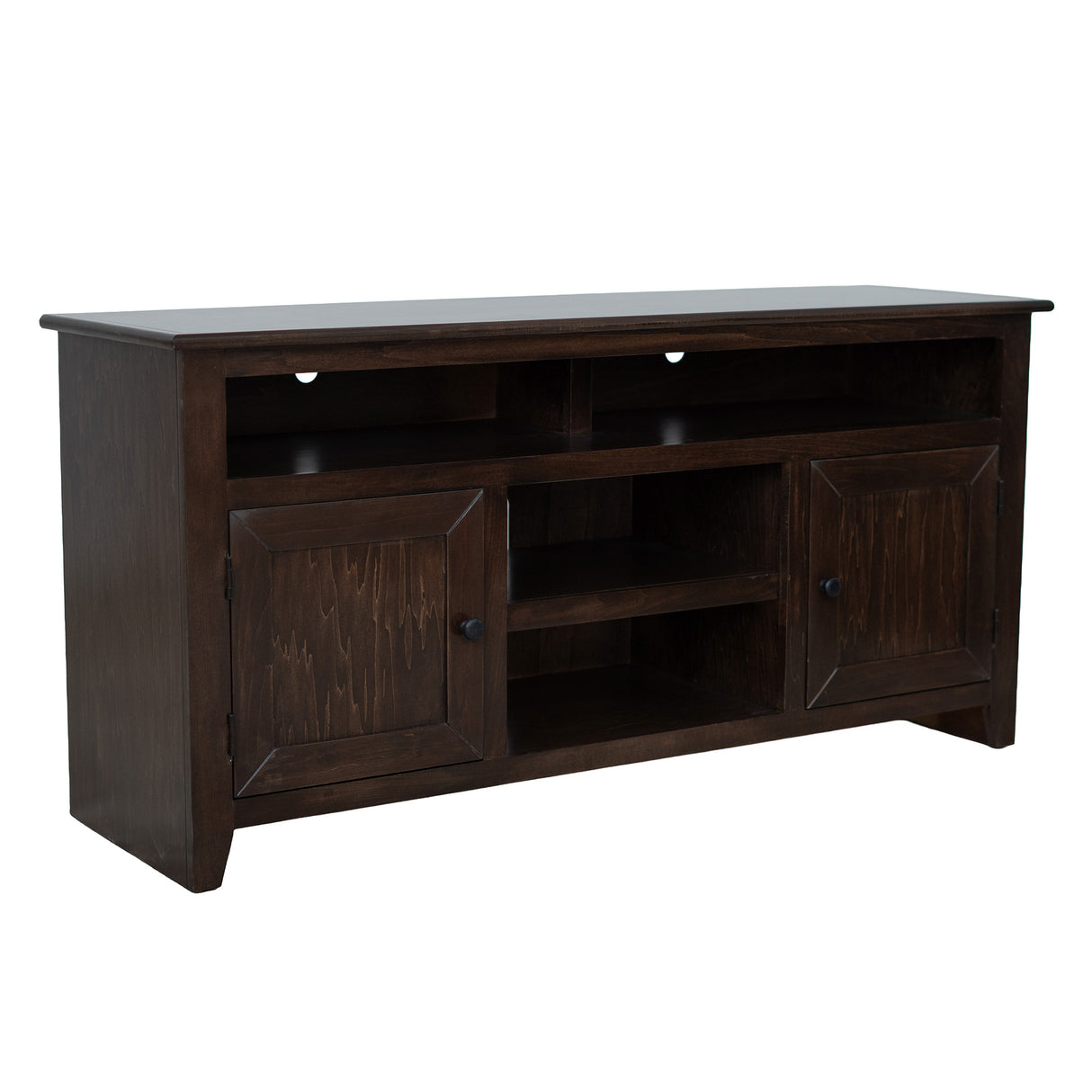 Front left view of Tampico Kane Brown 58 Inch Console