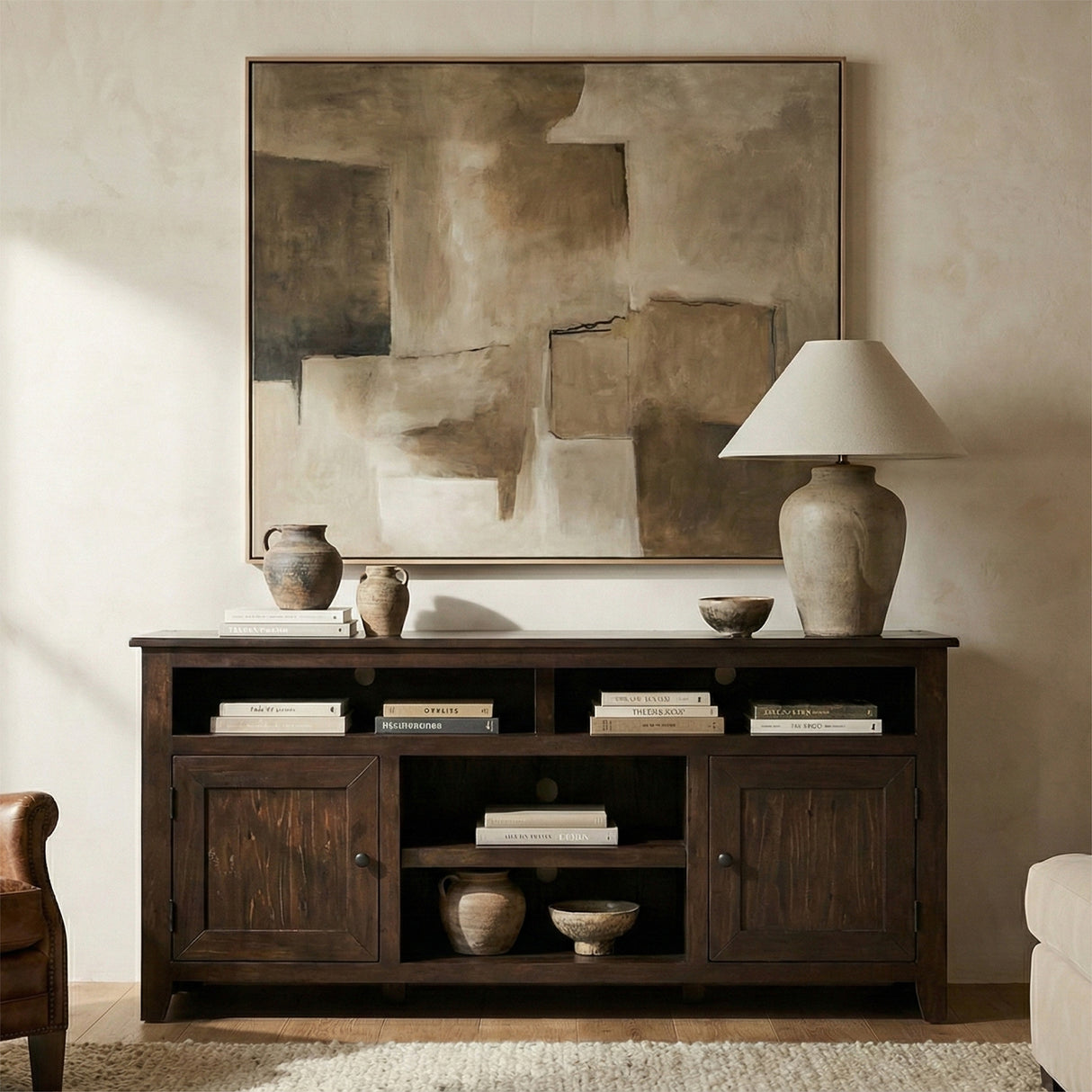 Room setting 3 featuring Tampico Kane Brown 58 Inch Console