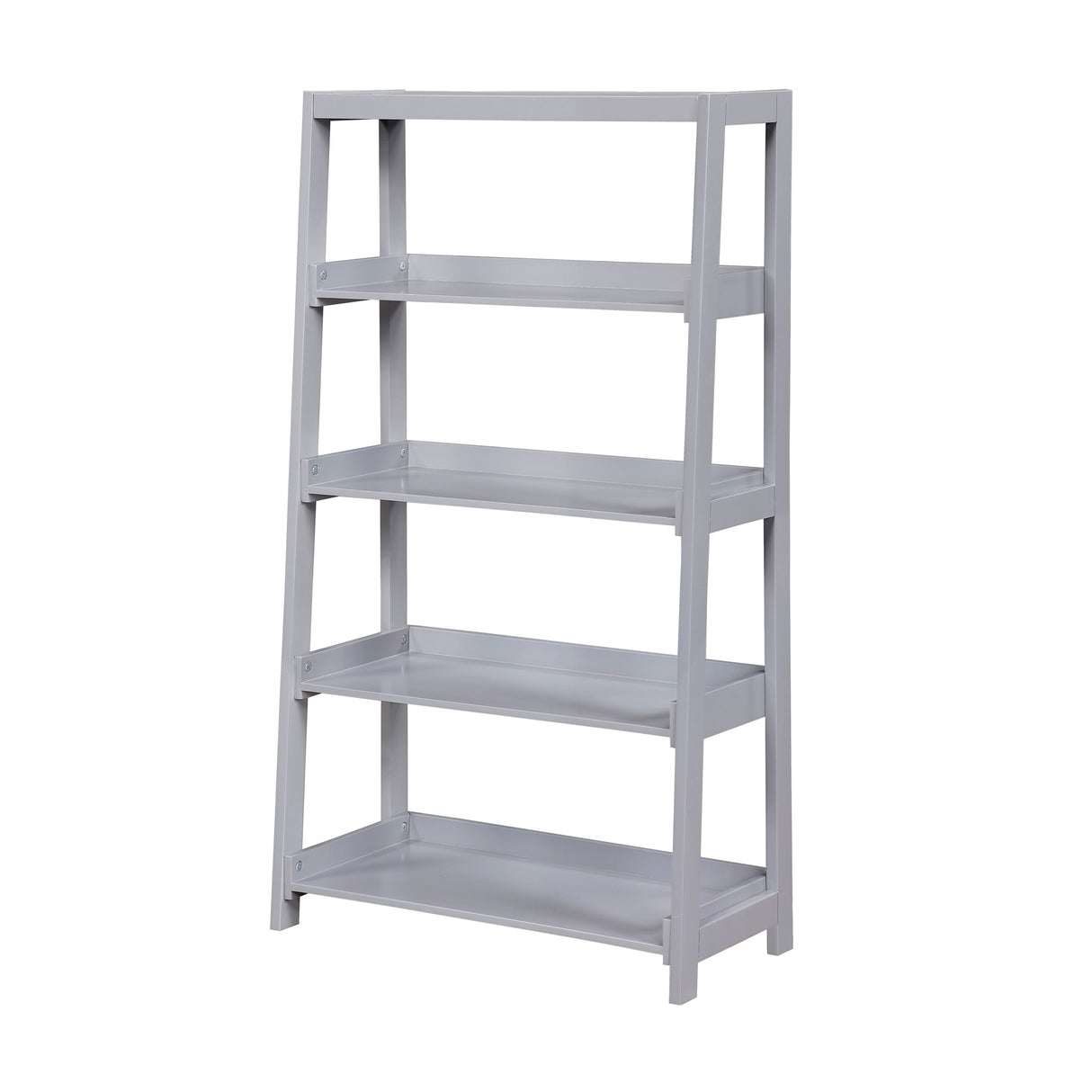 Front left view of Sloane Gray Bookcase