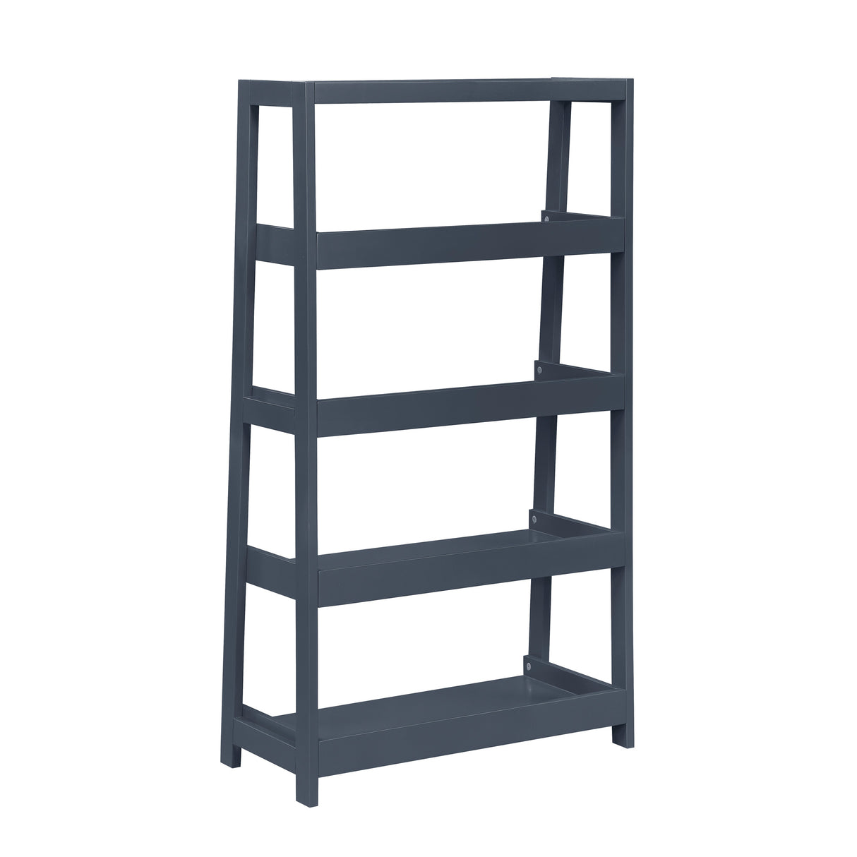 Back view of Sloane Navy Bookcase