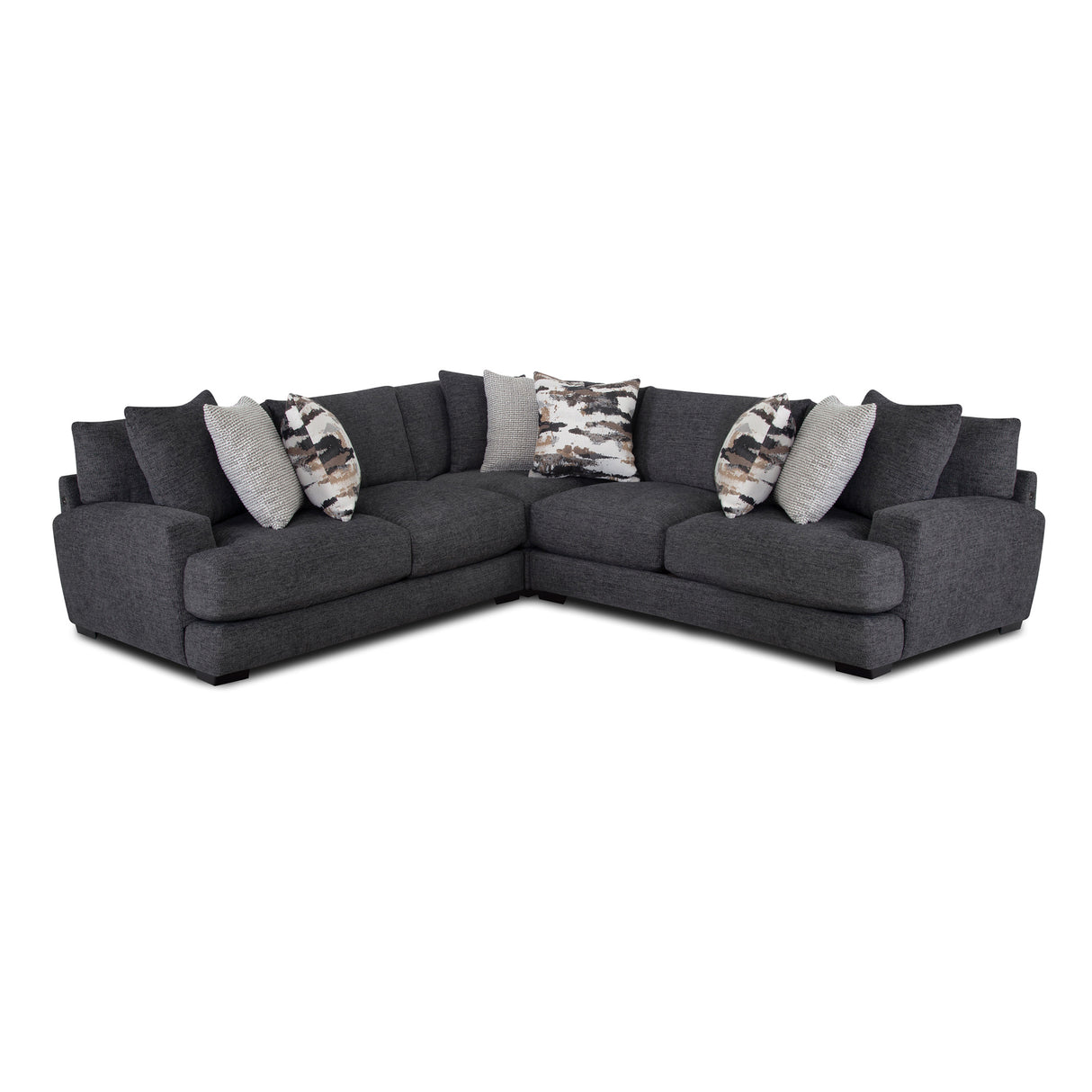 Vale Slate 3 Piece Sectional QK1101976