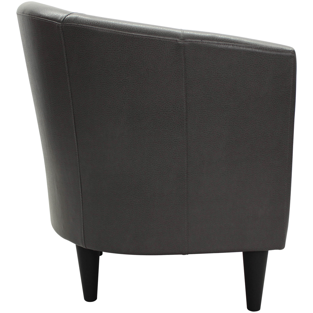 Side view of Windsor Charcoal Accent Chair