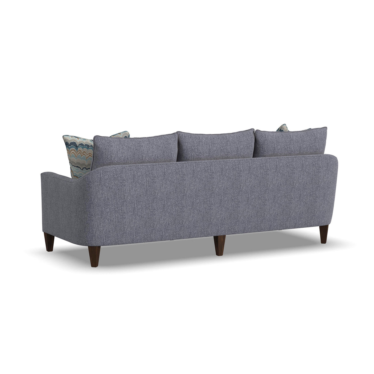 Back view of Eleanora Blue Sofa