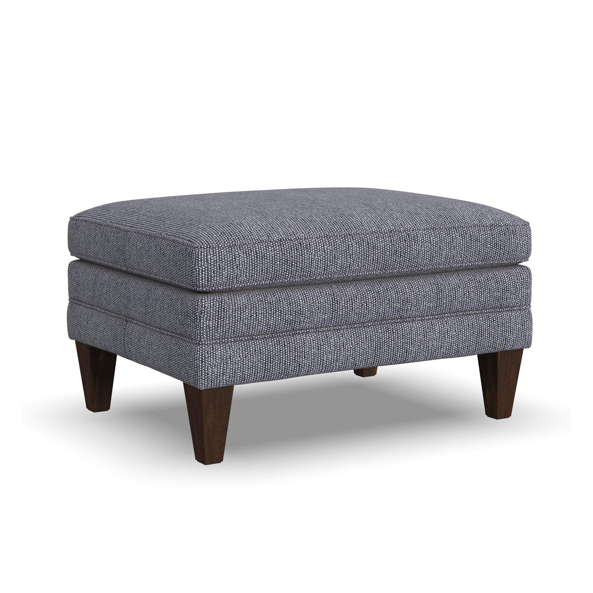 Back view of Eleanora Blue Ottoman