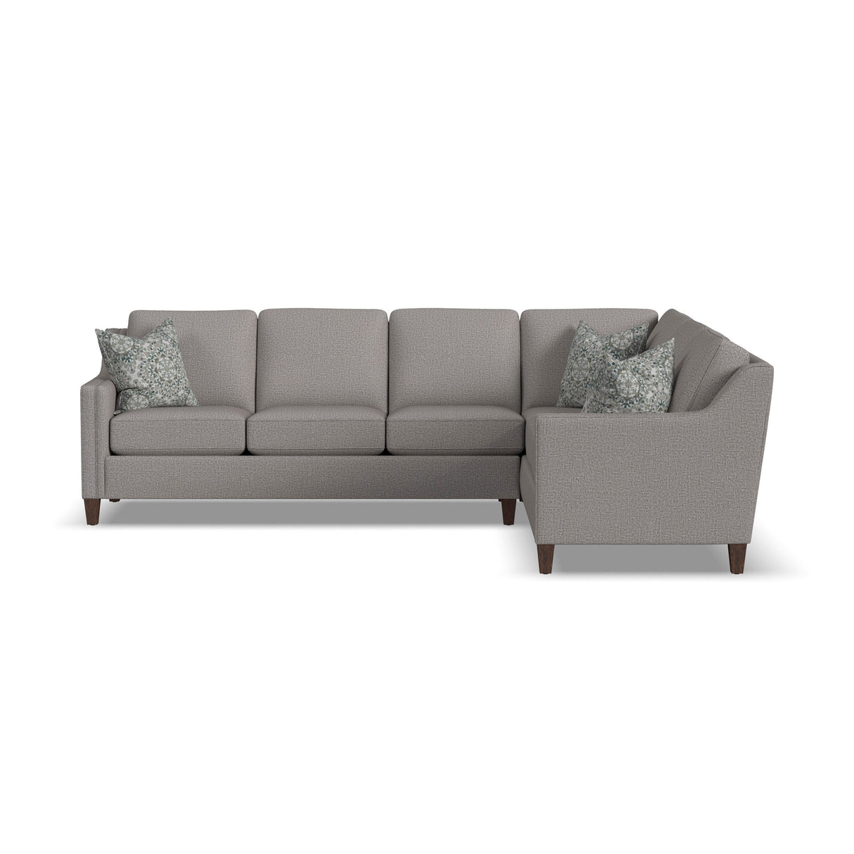 Side view of Finley Timber 2 Piece Left Sofa Sectional