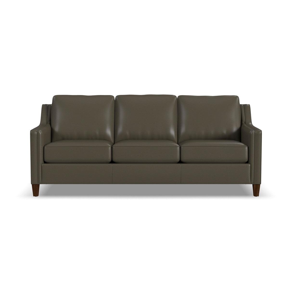 Finley Dark Brown Leather Sofa QK1103788