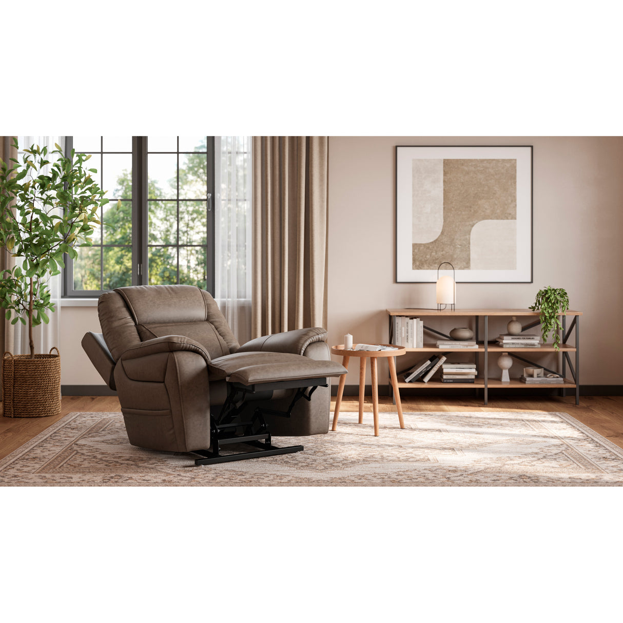 Room setting 3 featuring Willowbrook Smoke Lift Recliner