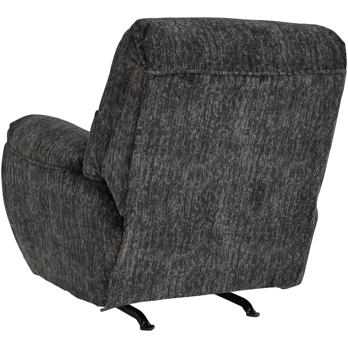 Back view of Stayfish Gunmetal Rocker Recliner