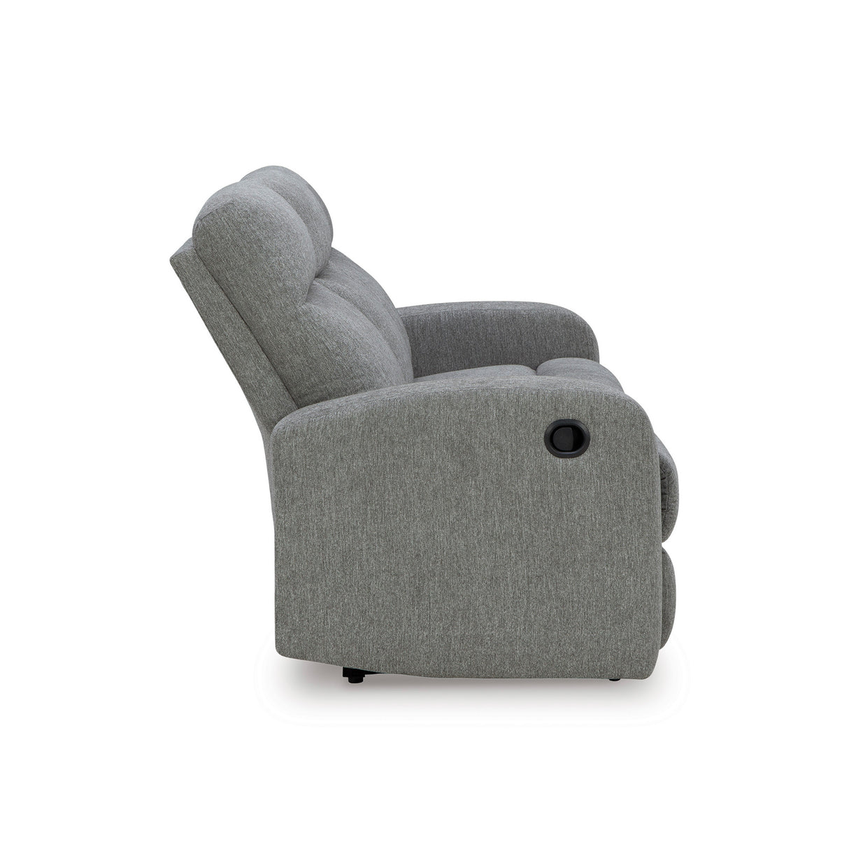 Side view of Gauntlet Sterling Reclining Sofa