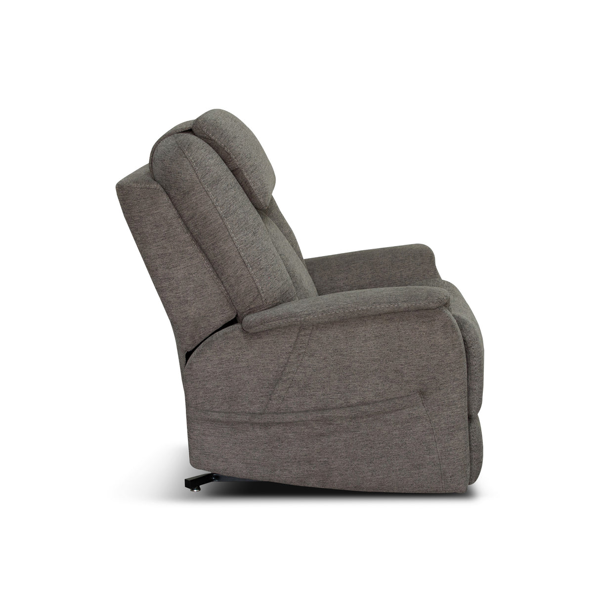 Side view of Zecliner Umber Model 3+ Petite Lift Recliner