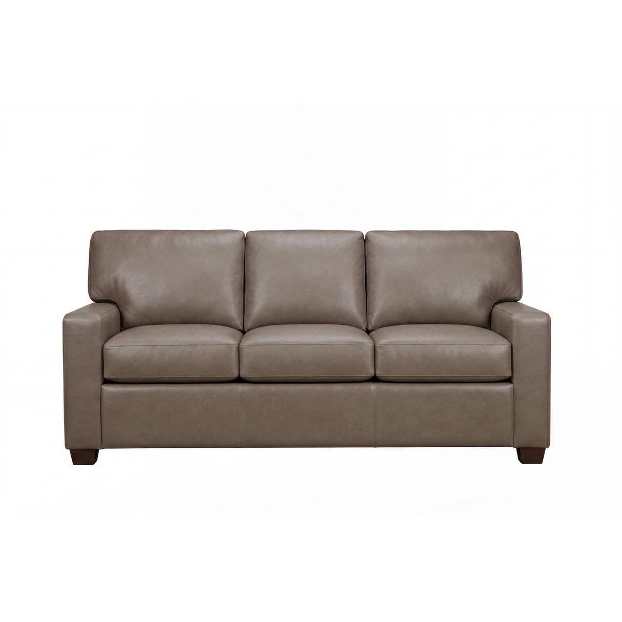 Merritt Carbone Feather Blend Leather Sofa QK1104394