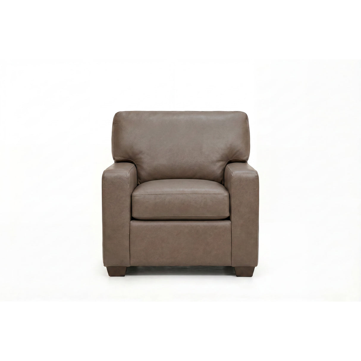 Merritt Carbone Feather Blend Leather Chair QK1104396