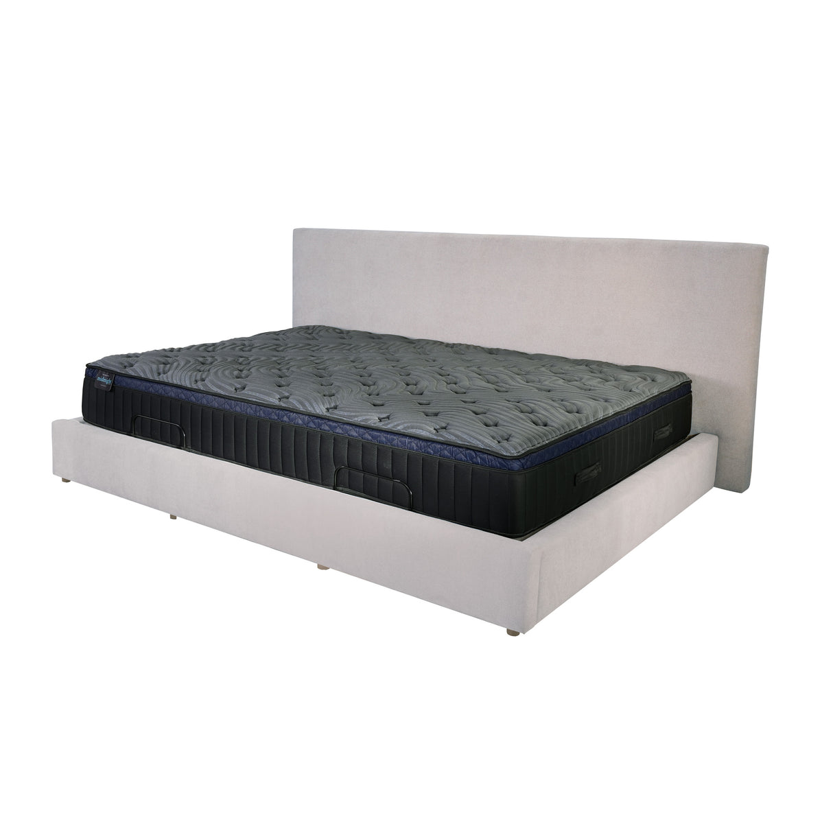 Front left view of Grayton Dove Slumberking Bed
