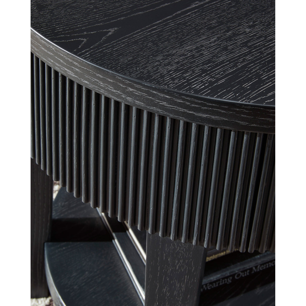 Detail view of Marstream Black End Table