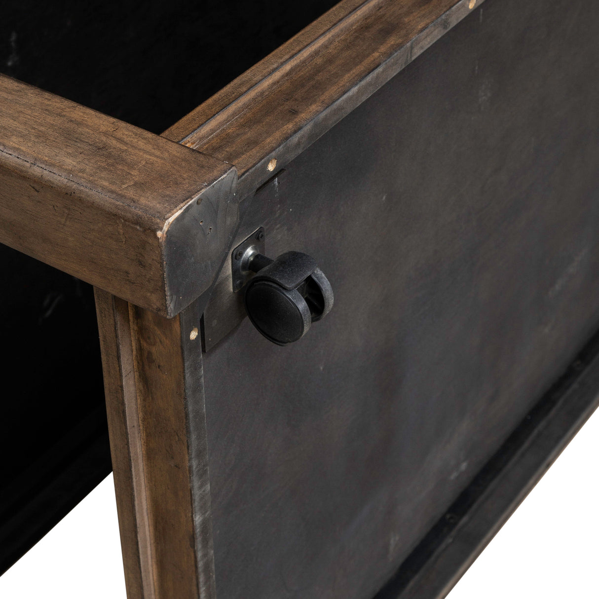 Detail view 2 of Broadmore Cobblestone Brown Rectangular Cocktail Table