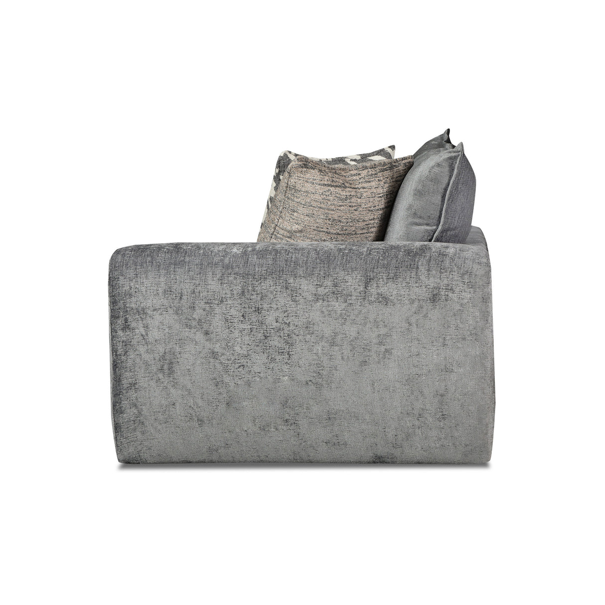 Side view of Floza Steel Right Chair
