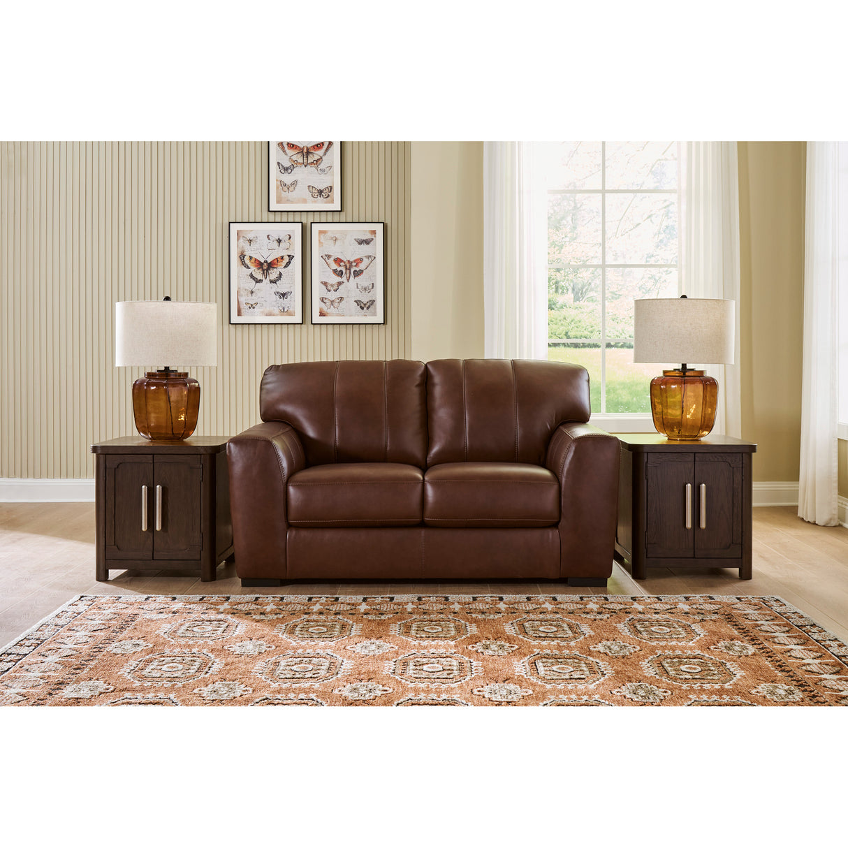 A room setting featuring Brogliano Canyon Loveseat