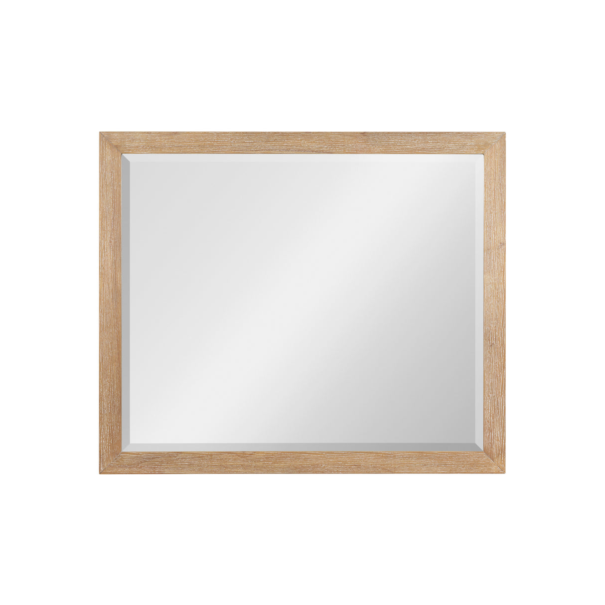 Norwich Rustic Antique Oak Landscape Mirror QK1104814