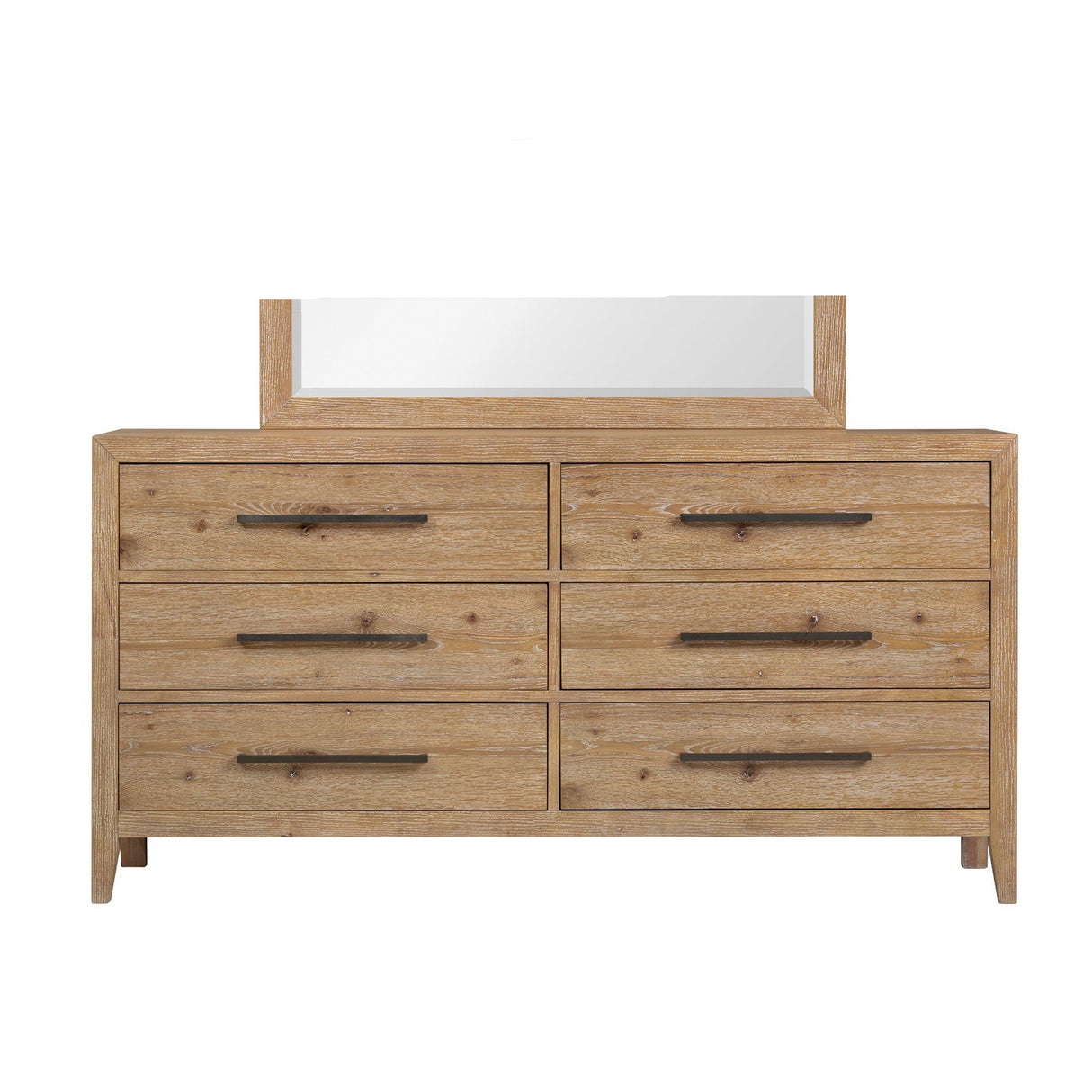 Norwich Rustic Antique Oak 6 Drawer Dresser QK1104840
