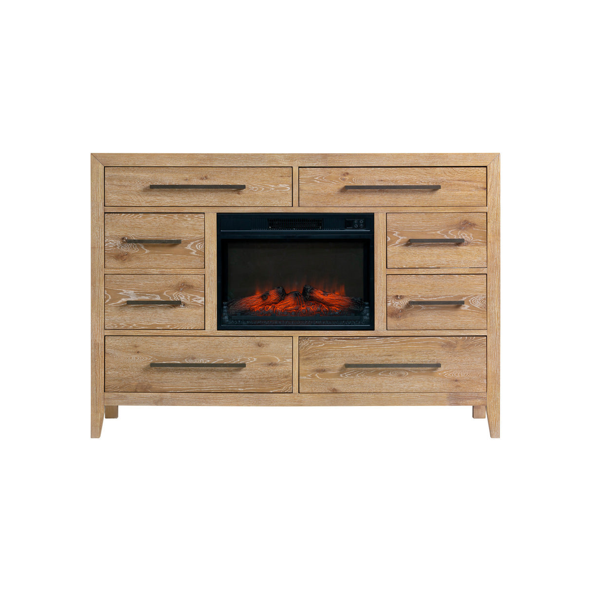 Norwich Rustic Antique Oak Fireplace Chest QK1104841