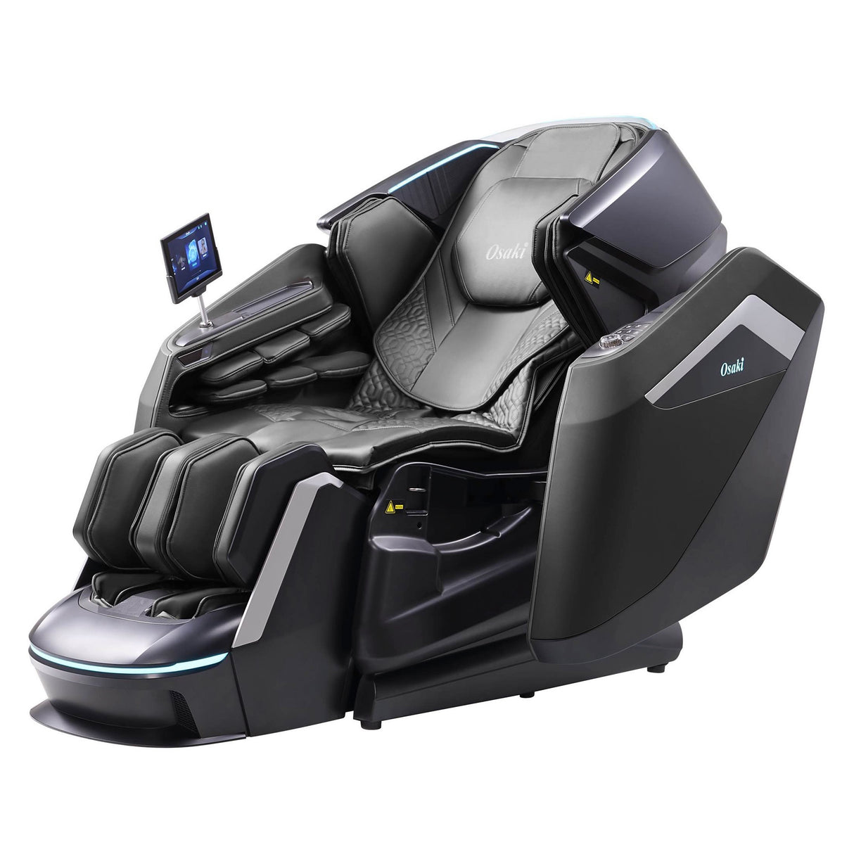 A room setting featuring Apex Duo Black Massage Chair
