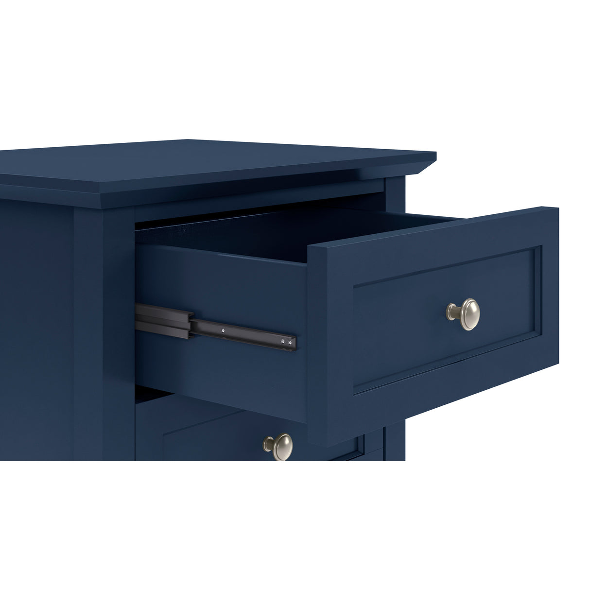 Detail view of Grace Blueberry Nightstand