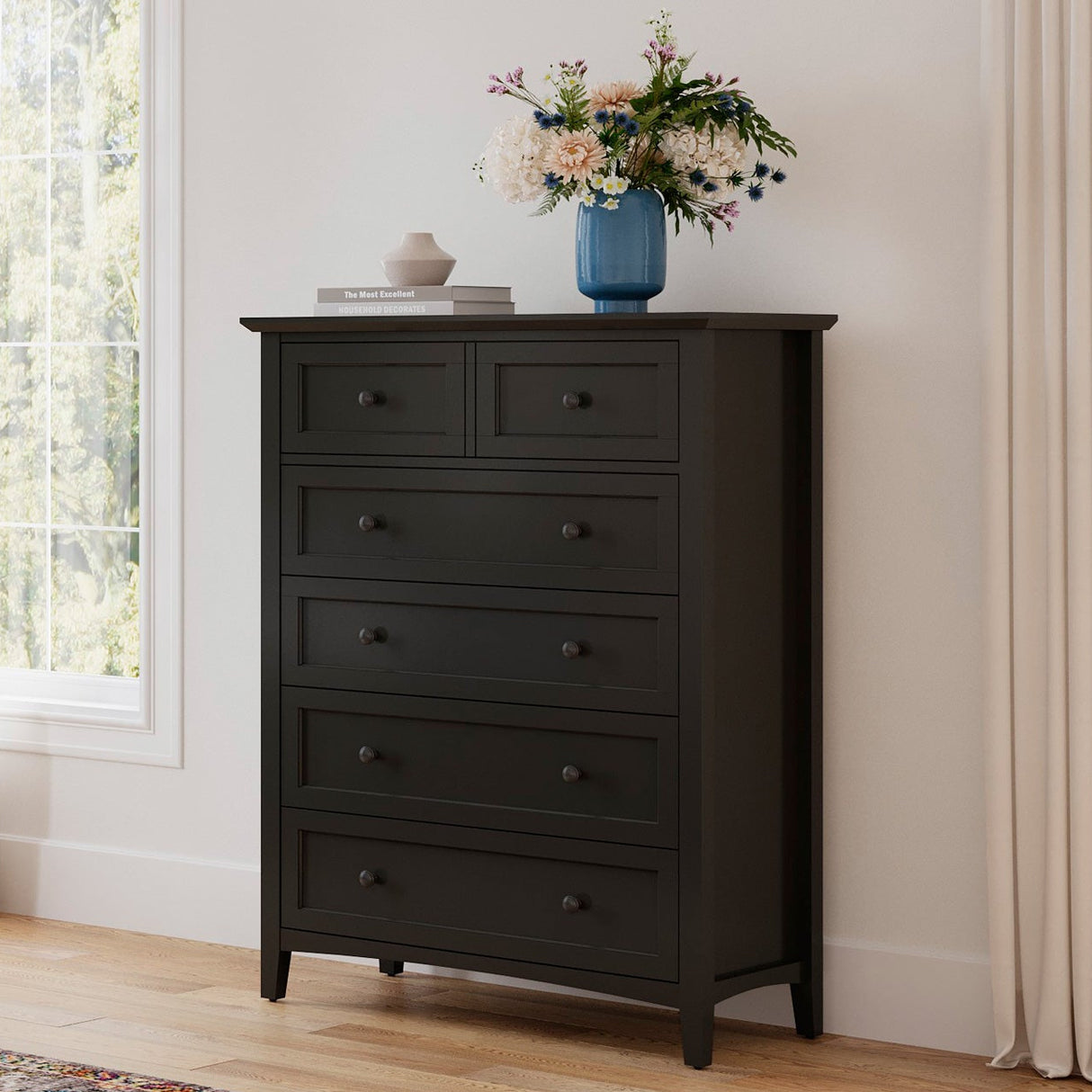 A room setting featuring Grace Raven Chest