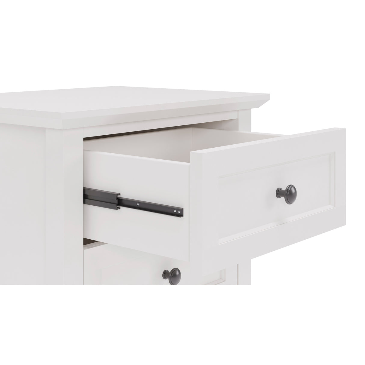Detail view of Grace Snowfall Nightstand