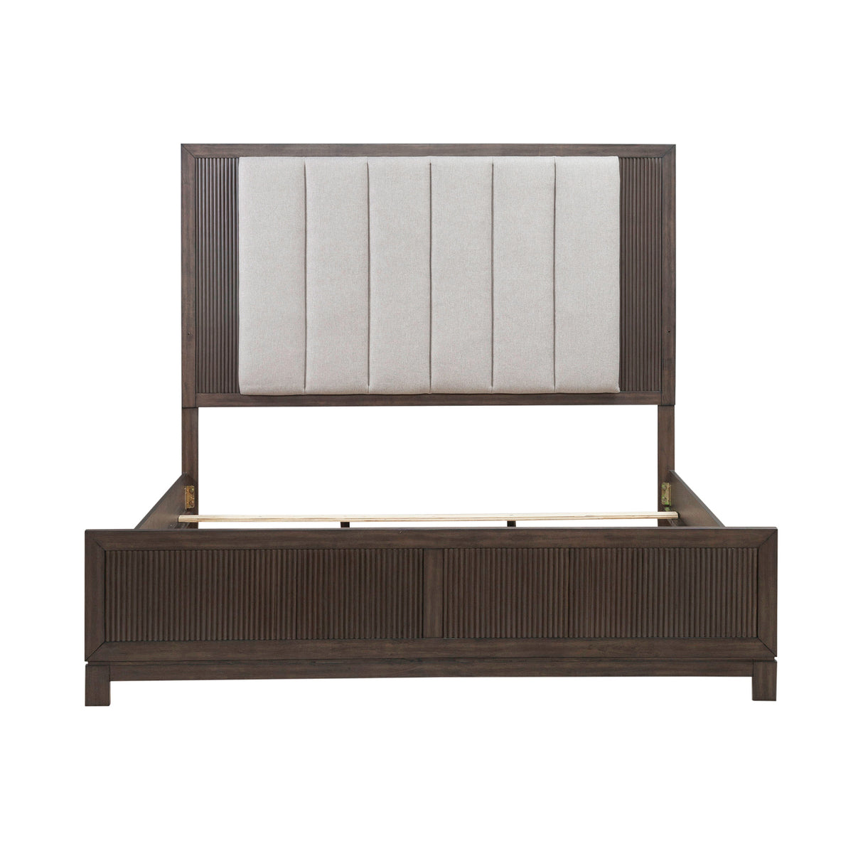 Modern Edge Caffe Queen Upholstered Bed QK1105085