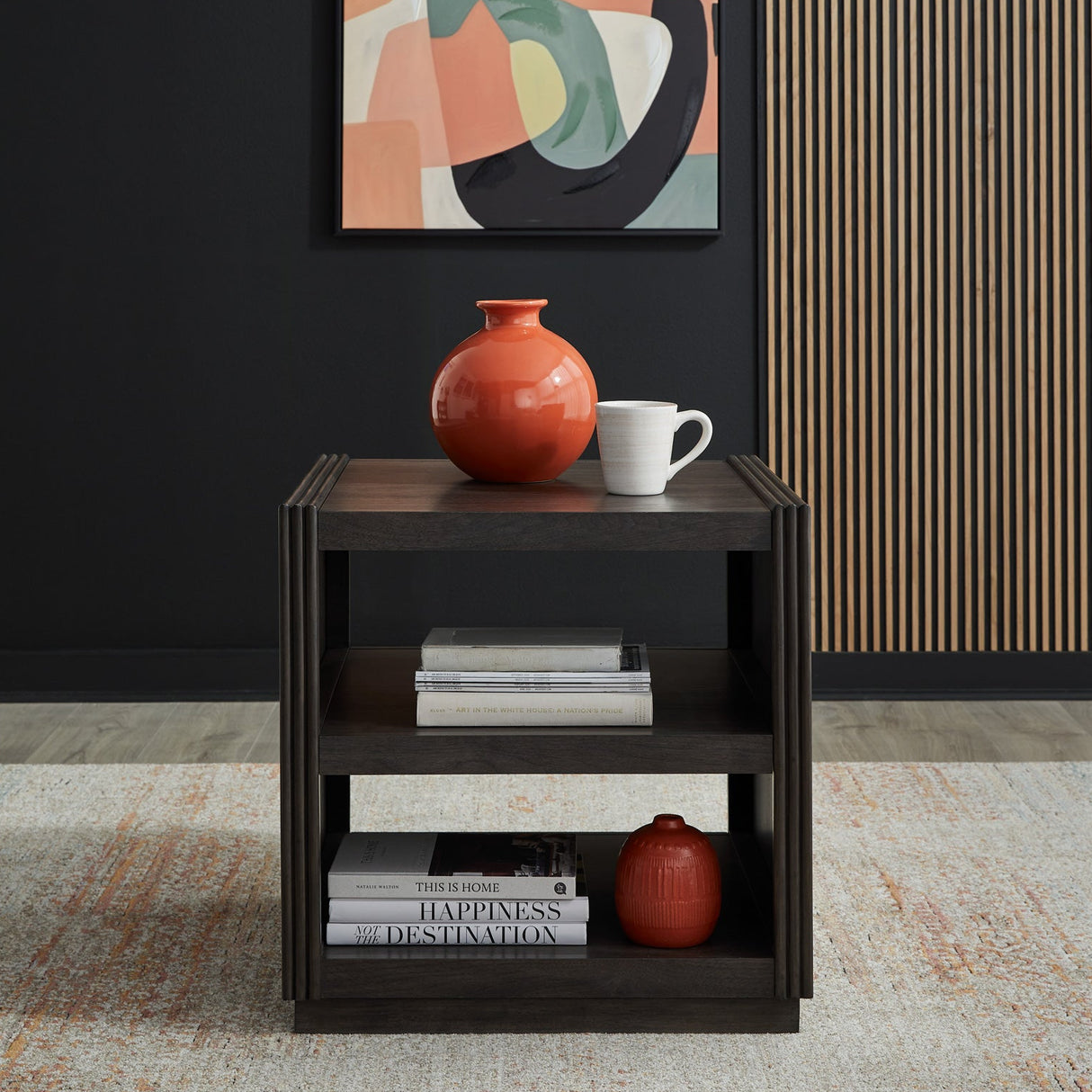 A room setting featuring Modern Edge Caffe End Table