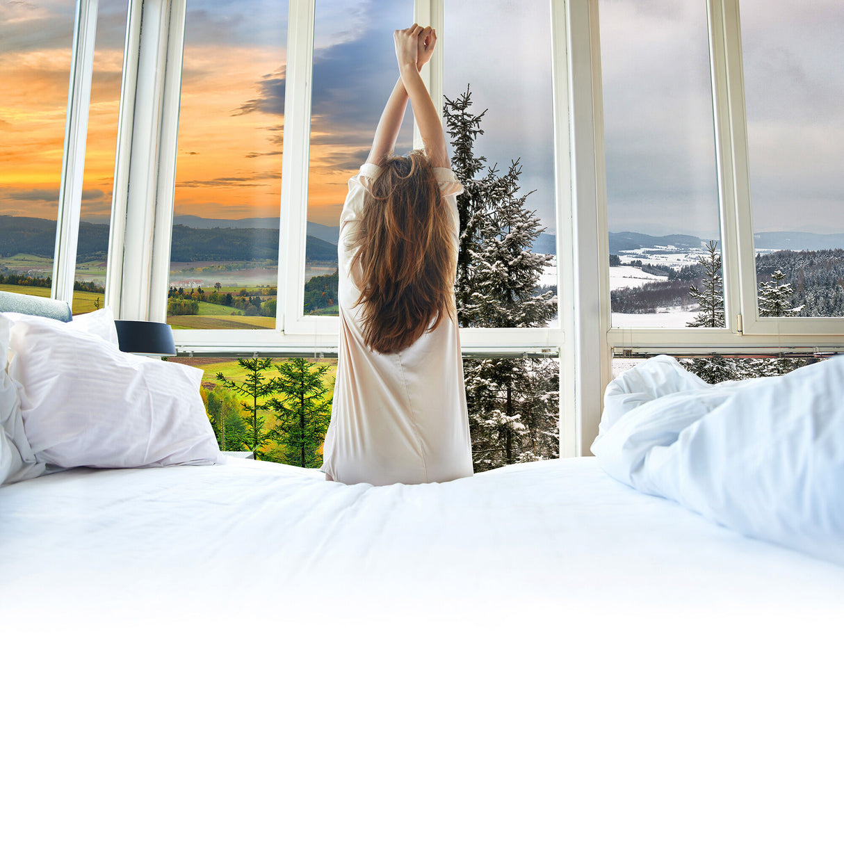 Room setting 4 featuring ReversaTemp SlumberKing Mattress Protector