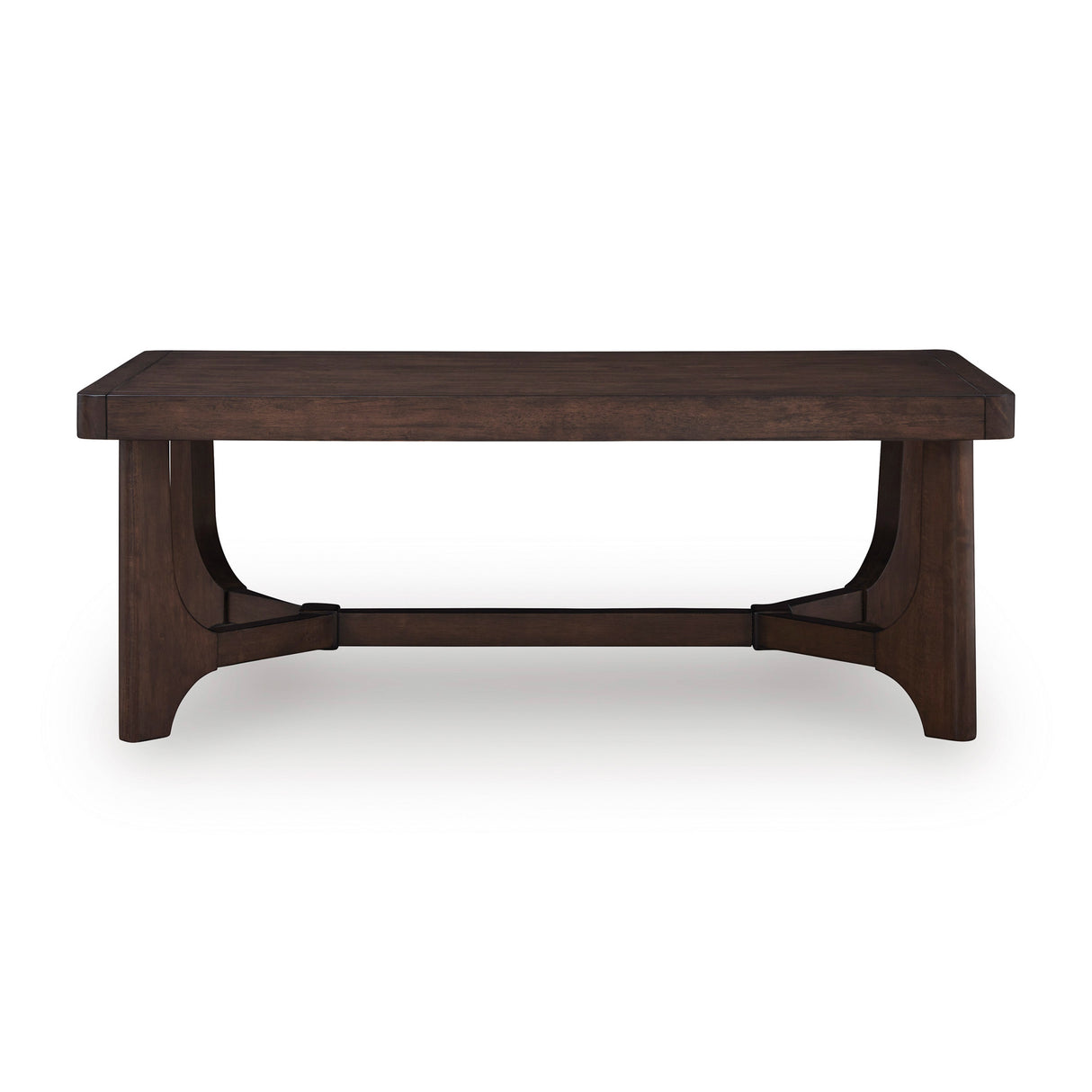 Back view of Korestone Dark Brown Cocktail Table