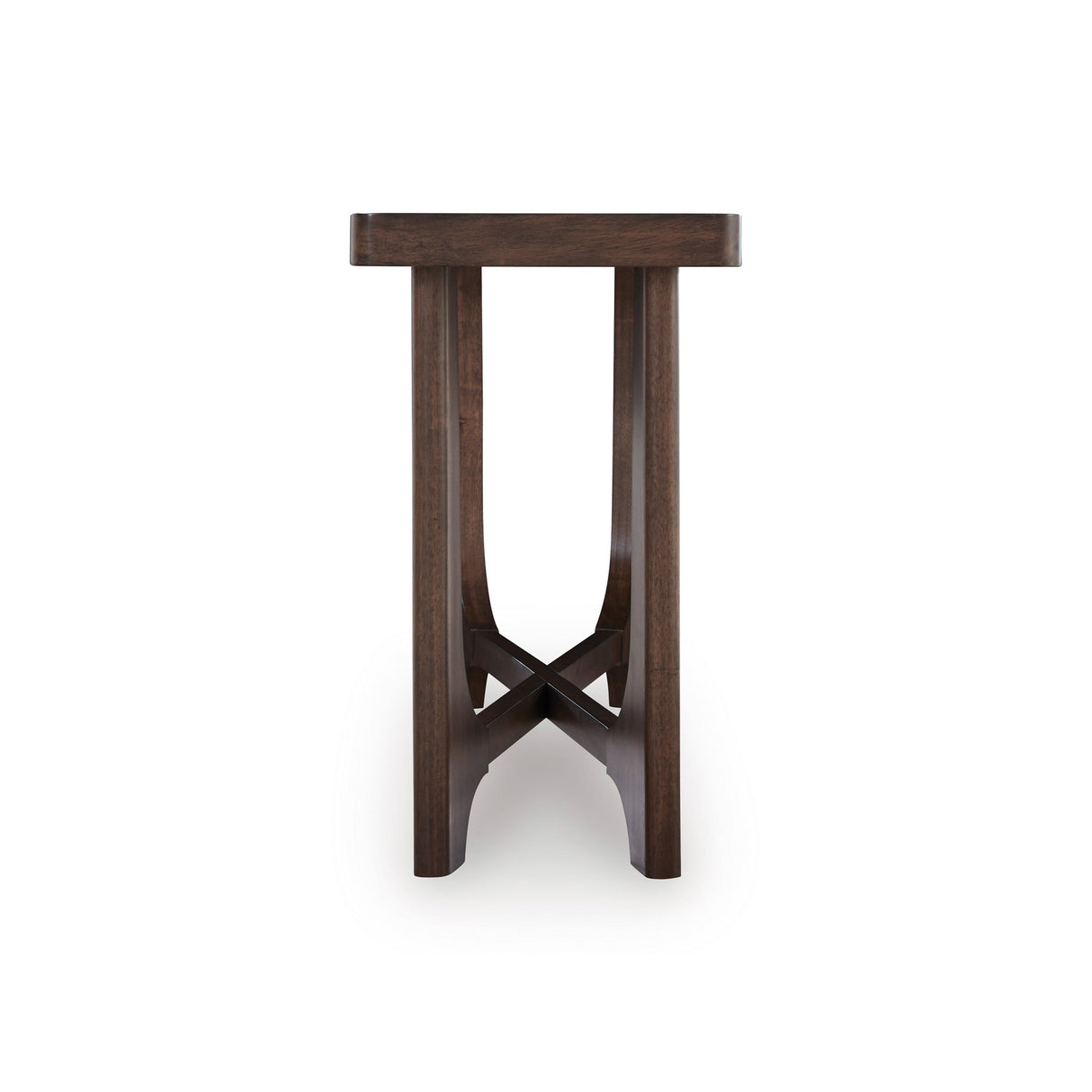 Side view of Korestone Dark Brown Sofa Table
